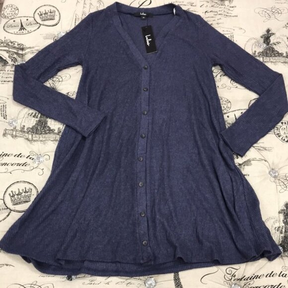 LULUS Sweet Comfort Long Sleeve Swing Sweater Dress - Picture 4 of 6